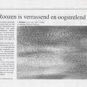 De boorkunst van Alexandra Roozen is verrassend en oogstrelend De boorkunst van Alexandra Roozen is verrassend en oogstrelend, resencie Face Surface