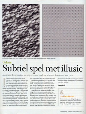 Subtiel spel met illusie Financieel Dagblad
