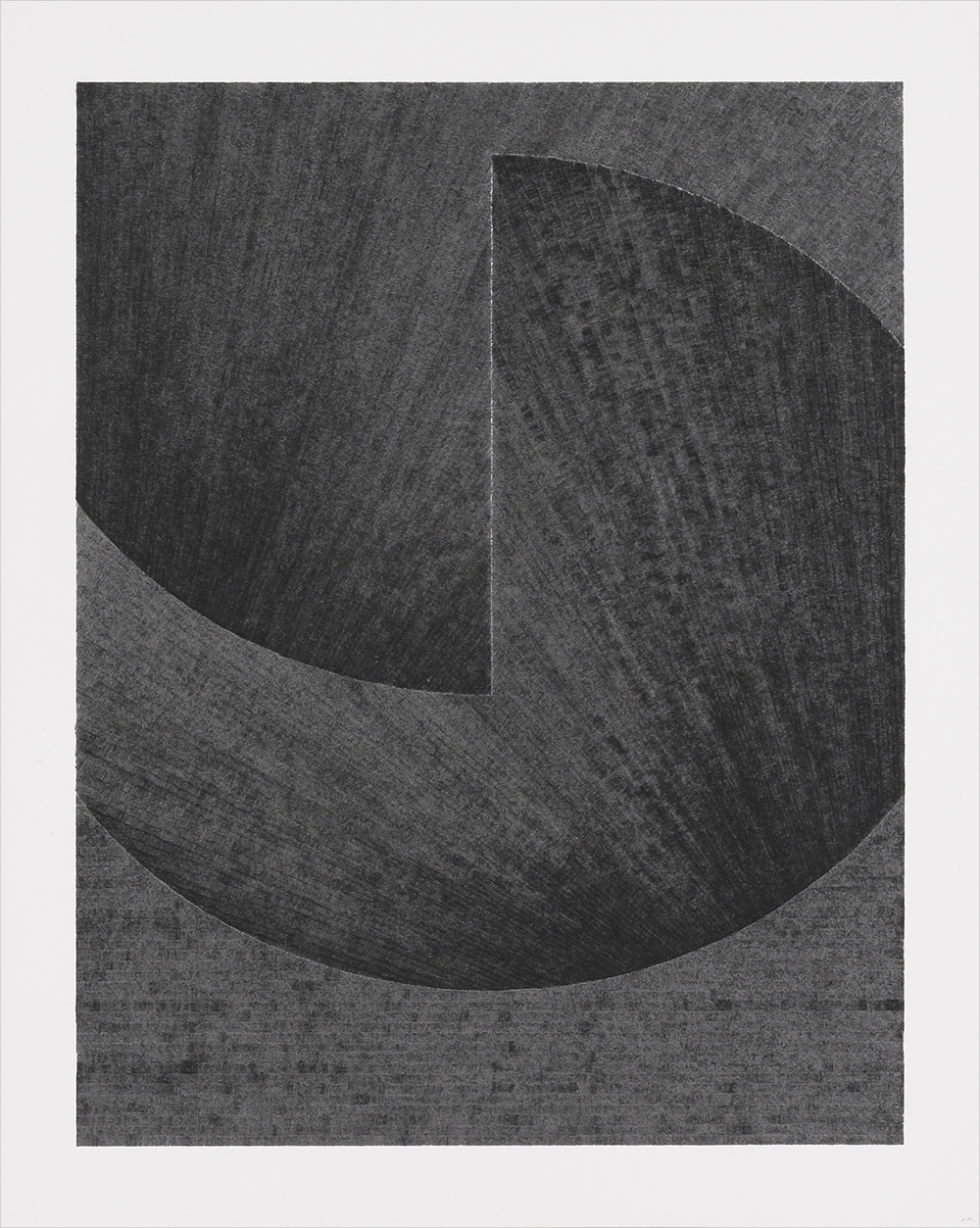 Alexandra Roozen, Black Ice series, pencil on paper, 59,5x47,5 cm